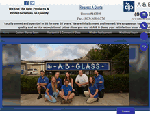Tablet Screenshot of abglass.com